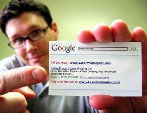 Google business card