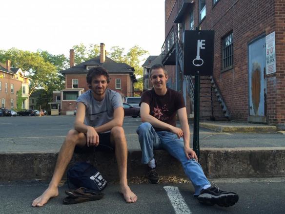 Ethan Rodriguez-Torrent (right) with his co-founder, Sutter.